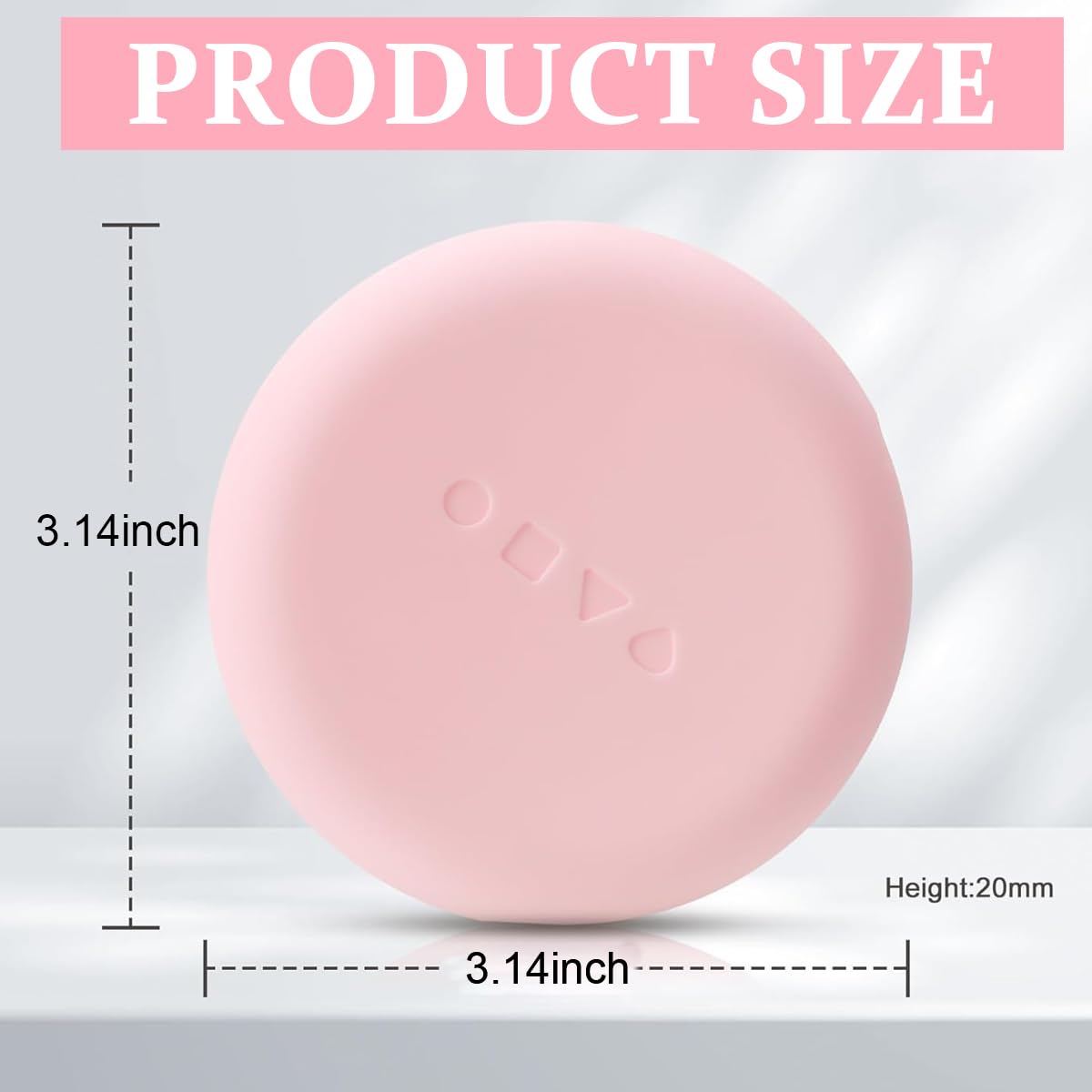 MAYCREATE Silicone Makeup Sponge Puff Holder, Travel Powder Puff Case Organizer, Soft & Durable Beauty Blender Storage - Pink MAYCREATE Silicone Makeup Sponge Puff Holder, Travel Powder Puff Case Organizer, Soft & Durable Beauty Blender Storage - Pink